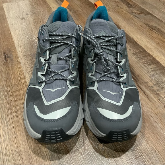 Hoka One One Mens Anacapa Low GTX Castlerock Sharkskin Hiking Boots Size 11.5 - Picture 2 of 7